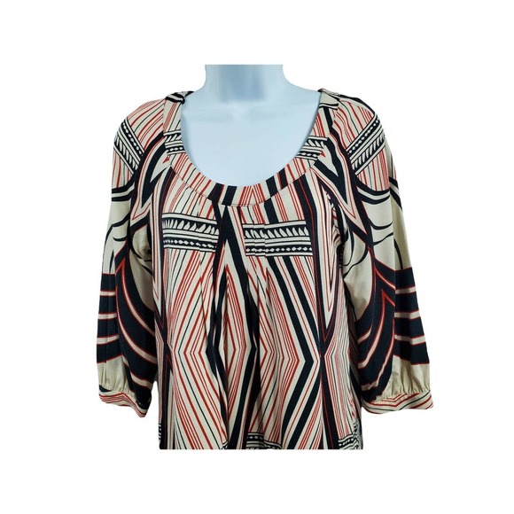 ABS WOMENS SIZE X-SMALL SHORT SLEEVE PRINT DRESS - Picture 2 of 6